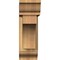 Ekena Millwork Westlake Traditional Rough Sawn Bracket w/ Offset Brace, Western Red Cedar, 6"W x 18"D x 18"H BKT0604X18X18WTL01RWR - alternate 2